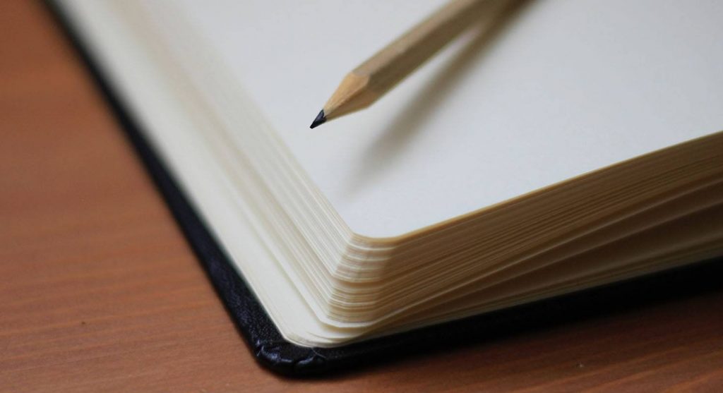 notebook notebook and pencil